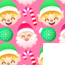 Holiday Pattern Santa & Elf